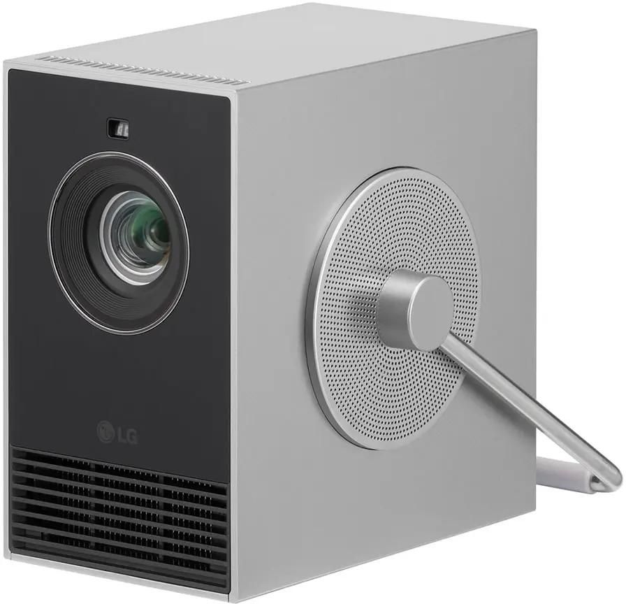 Проектор LG CineBeam Q,  серебристый [hu710pb-gl]